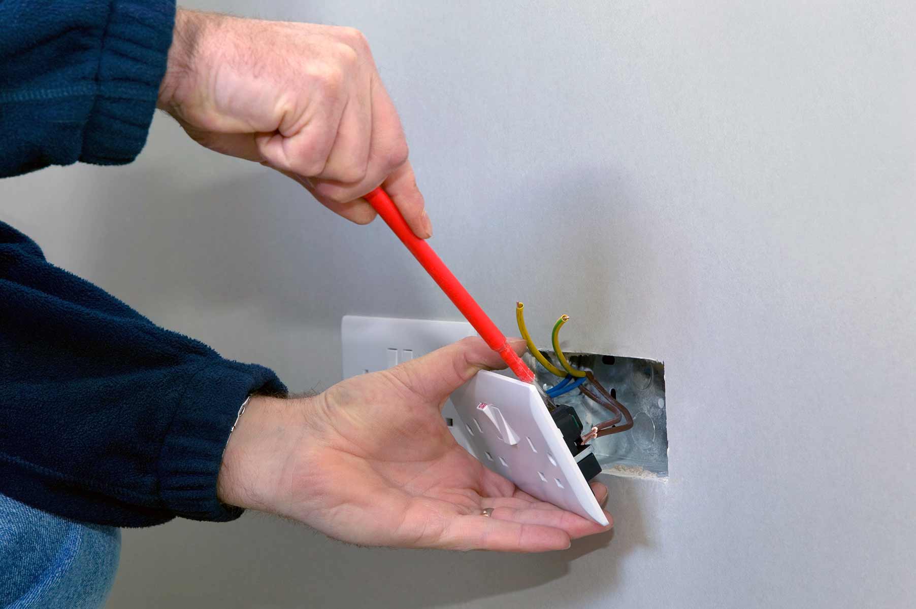 Our electricians can install plug sockets for domestic and commercial proeprties in Richmond South Yorkshire and the local area. 